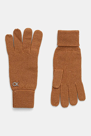 Перчатки женские CALVIN KLEIN CK METAL CHUNKY RIB GLOVES K60K612618 