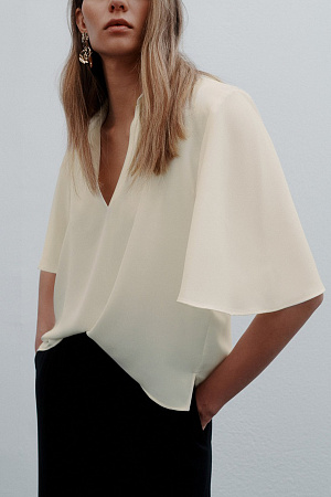 Блуза с воротом поло женская MARELLA MLTPANCIA SHIRT 2623116013 