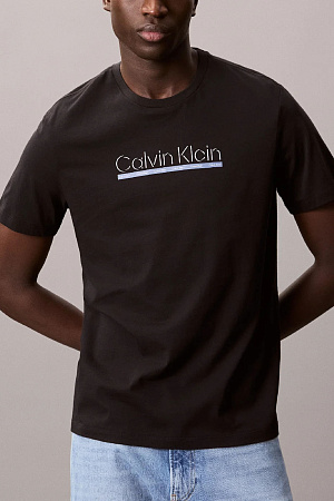 Футболка мужская CALVIN KLEIN SS 30S EU SP OUTLINE TAPE GRAPHI LV04RC852G 