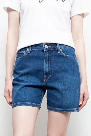 Шорты женские TOMMY HILFIGER DNM STRAIGHT SHORT RW KAI WW0WW41320 