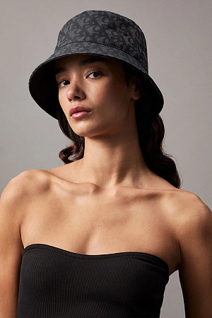 Панама женская CALVIN KLEIN LOGO JACQUARD BUCKET HAT LV04K5059G 