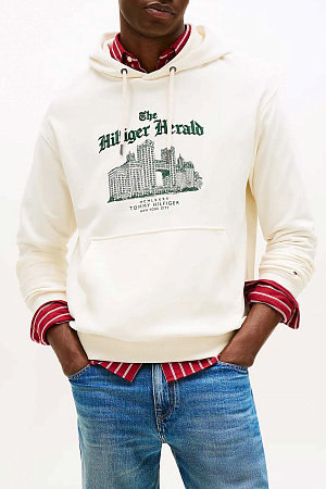 Толстовка мужская TOMMY HILFIGER HERALD SKYLINE HOODY MW0MW40066 