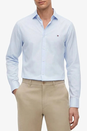 Рубашка мужская TOMMY HILFIGER CL SOLID WITH CONTRAST MW0MW43749 