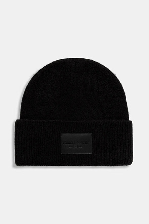 Шапка мужская TOMMY HILFIGER TH LEATHER PATCH BEANIE AM0AM13590 