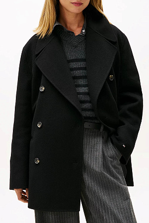 Пальто женское TOMMY HILFIGER DF WOOL BLEND REG PEACOAT WW0WW47479 