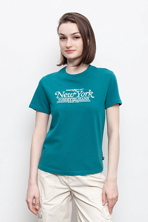 Футболка женская TOMMY JEANS TJW REG VARSITY SPORT 1 TEE DW0DW17826 