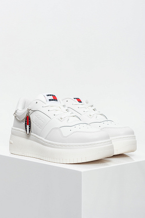 Женские кеды TOMMY JEANS TJW RETRO BASKET FLATFORM CHARM EN0EN02421 
