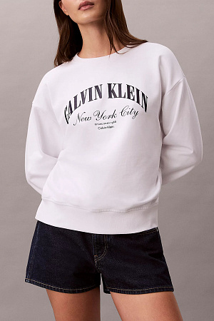 Толстовка женская CALVIN KLEIN LOGO GRAPHIC CREWNECK SWEATSHIRT LV047F818G 