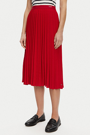 Юбка женская TOMMY HILFIGER FLUID PLEATED PULL ON MIDI SKIRT WW0WW43886 
