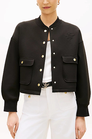 Толстовка женская TOMMY HILFIGER GOLD BUTTON BOMBER WW0WW48730 