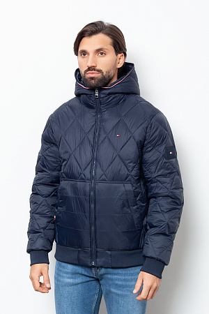 Куртка мужская TOMMY HILFIGER MIX QUILT RECYCLED HOODED JACKET MW0MW32766 