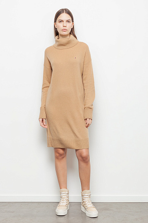 Платье женское TOMMY HILFIGER SOFTWOOL ROLL-NK KNEE DRESS LS WW0WW31450 