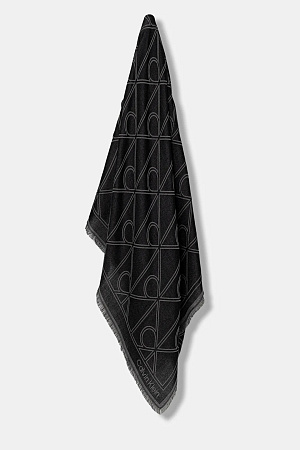 Шарф мужской CALVIN KLEIN EMBLEM AOP CONTRAST LW SQUARE SC LV04D8062G 