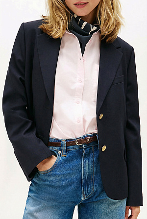 Блейзер женский TOMMY HILFIGER TIMELESS WOOL GB RELAXED BLAZER WW0WW47912 