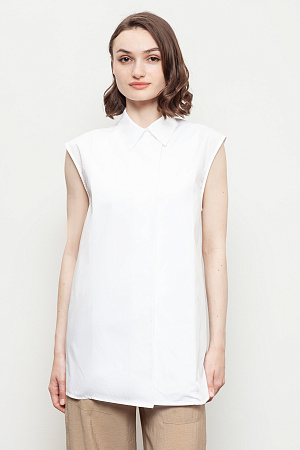 Рубашка женская CALVIN KLEIN COTTON ARCHIVE SLEEVELESS SHIRT K20K206597 