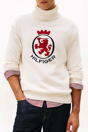 Свитер мужской TOMMY HILFIGER RWB GRAPHIC ROLL NEC MW0MW41482 