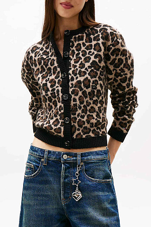 Кардиган женский TOMMY JEANS TJW LEOPARD CARDIGAN DW0DW21968 