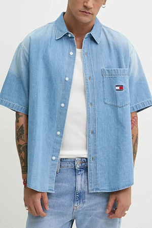 Рубашка мужская TOMMY JEANS CREST DENIM SS OVERSHIRT DM0DM21144 