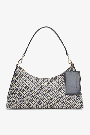 Сумка женская TOMMY HILFIGER TH ICON SHOULDER BAG JACQUARD AW0AW18907 