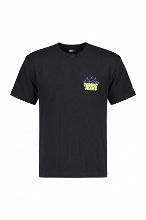 Футболка мужская TOMMY JEANS TJM RLX BUBBLE FLAME SS TEE DM0DM22552 