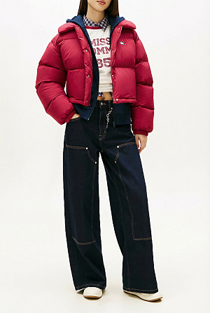 Куртка женская TOMMY JEANS TJW CRP BADGE COLLAR DOWN PUFFER DW0DW20390 
