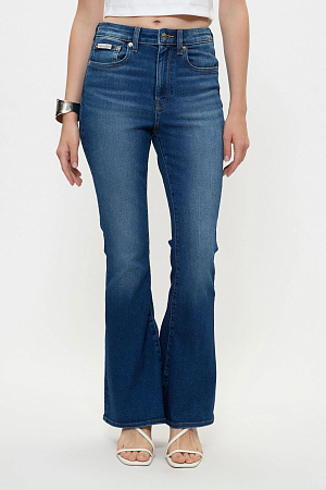 Джинсы женские CALVIN KLEIN HIGH RISE FLARE MIDTOWN BLUE LV047G917G 
