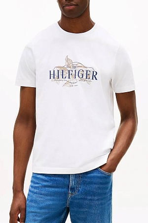 Футболка мужская TOMMY HILFIGER TROPICAL FLORAL HILFIGER TEE MW0MW39353 