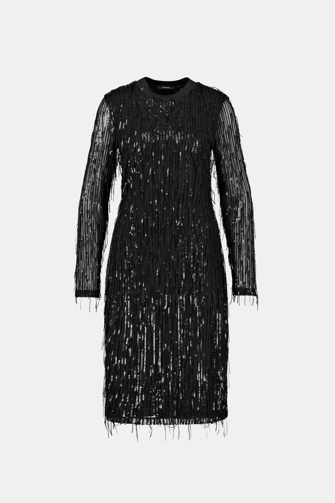 блестящее платье черное 2024