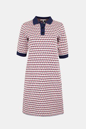 Платье женское TOMMY HILFIGER TH CUBE SHIFT SHORT DRESS SS WW0WW30456 
