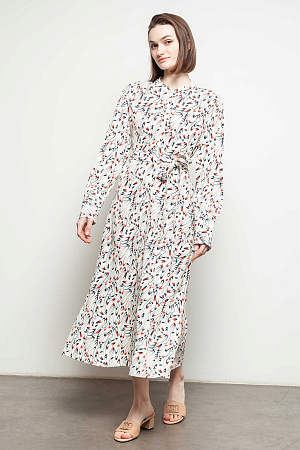 Платье женское TOMMY HILFIGER SMALL RIBBON LS MIDI POLO DRESS WW0WW41904 